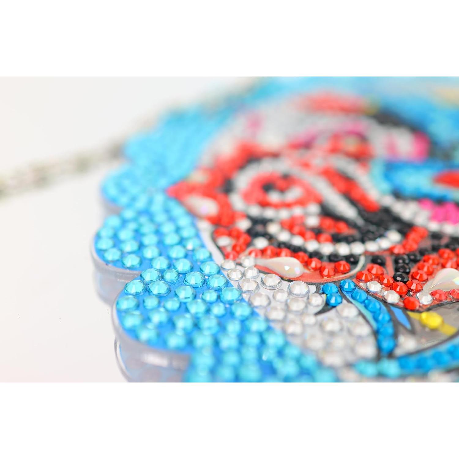 Kit de Pintura de Diamante 5D Jialeying Rosa Cruz 20x23cm