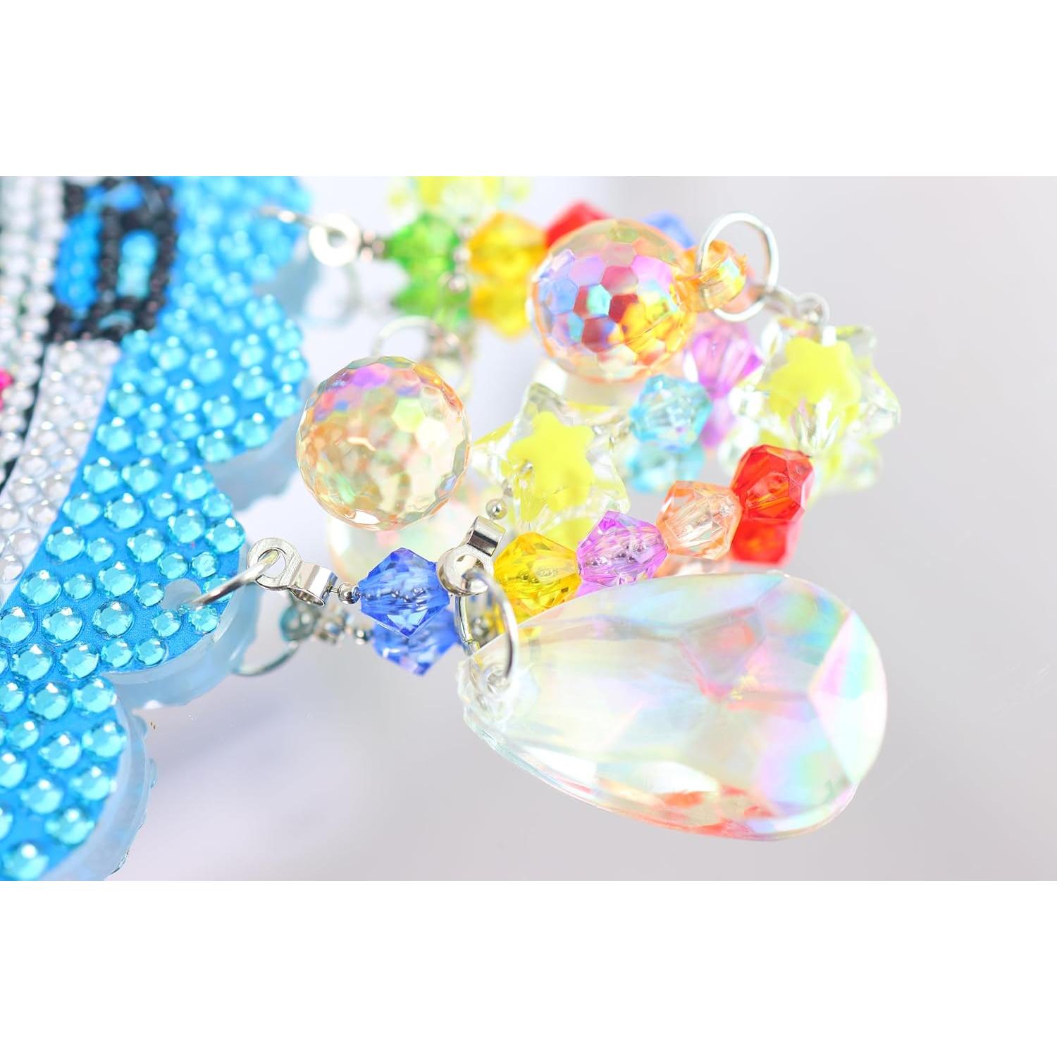 Kit de Pintura de Diamante 5D Jialeying Rosa Cruz 20x23cm