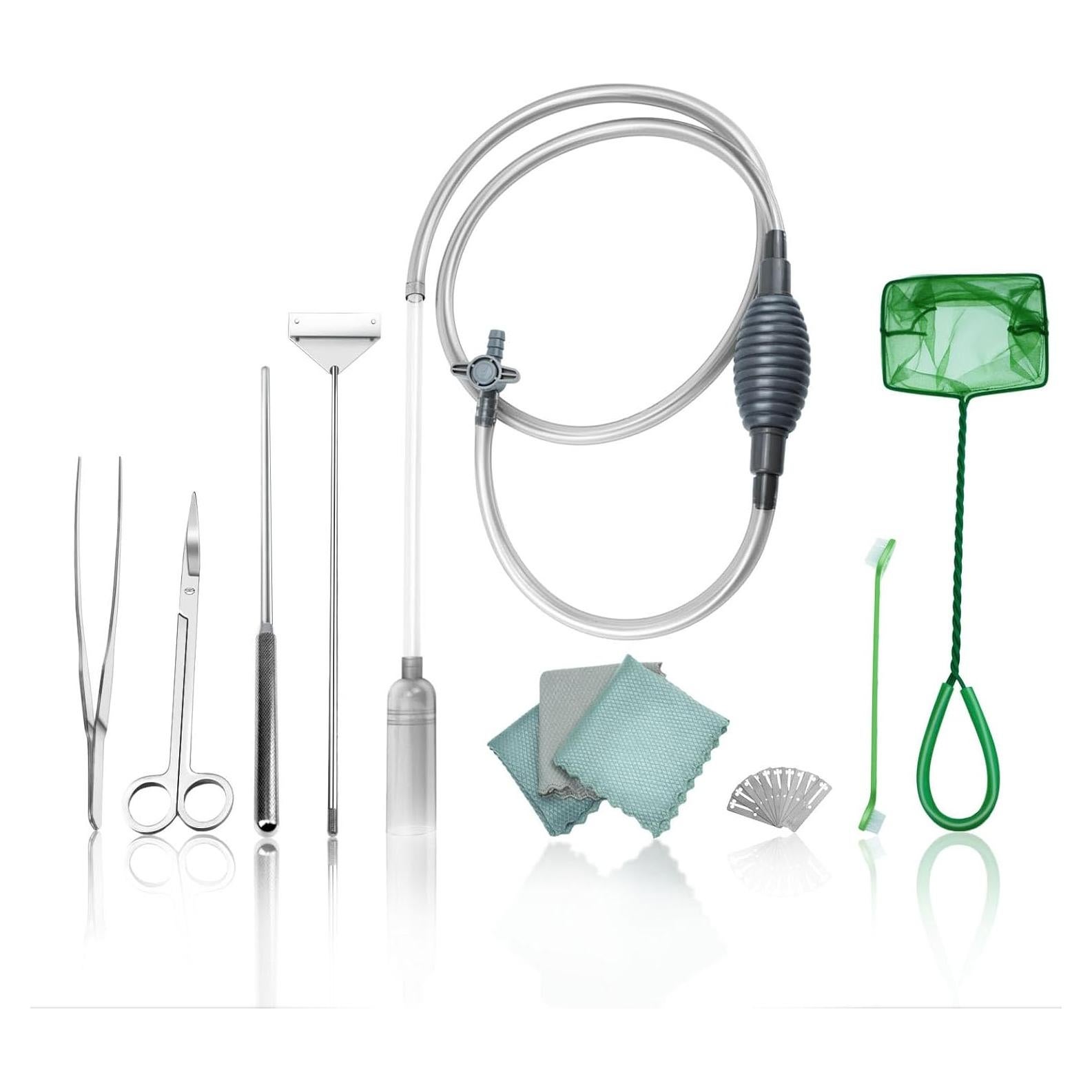 Aspiradora de Grava para Acuario QREBYQ con Kit de Limpieza