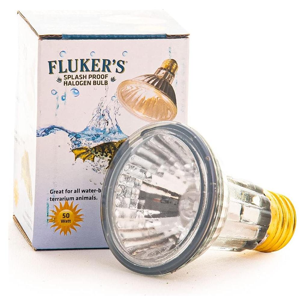Bombilla Halógena a Prueba de Salpicaduras Fluker 50W para Terrarios