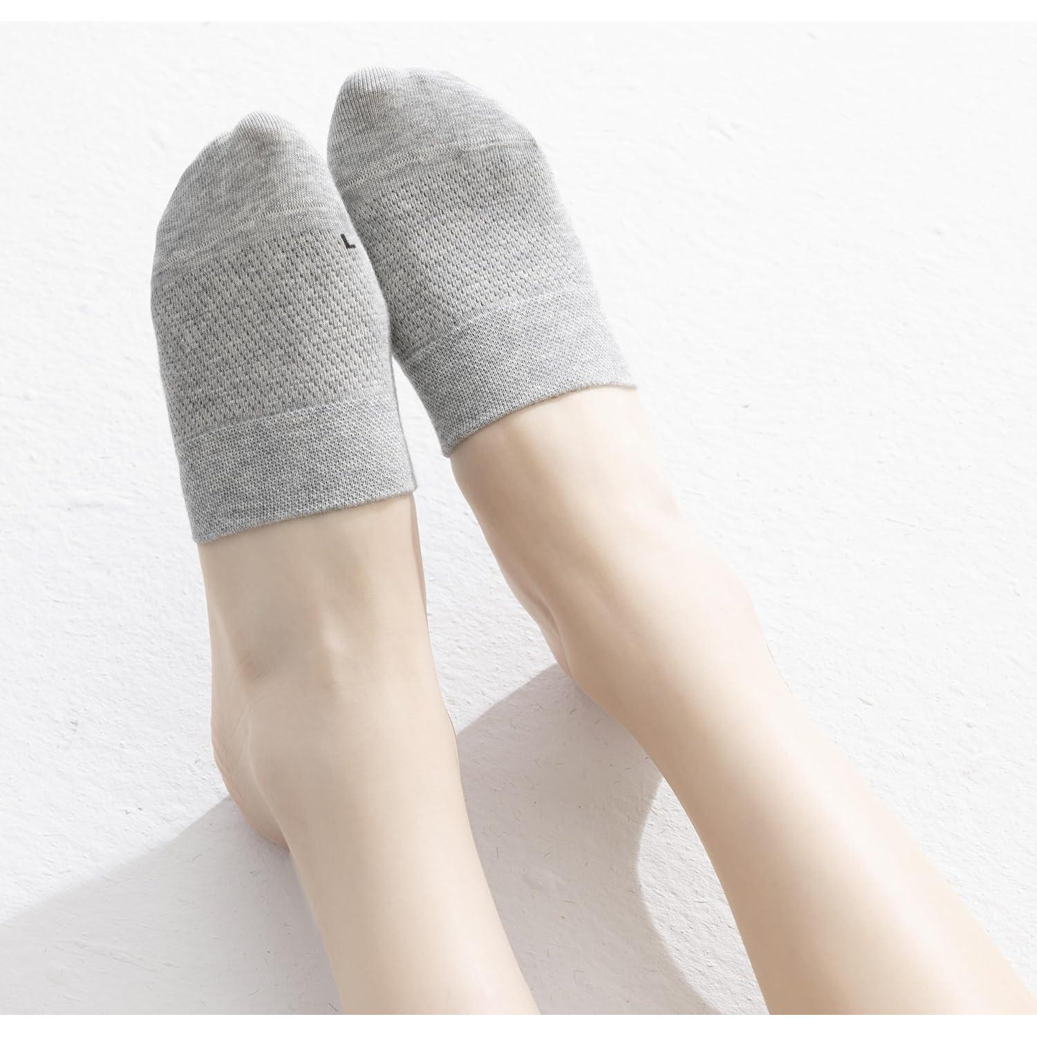 Calcetines para Dedos YFUNNLE 8 Pares Antideslizantes Mujer