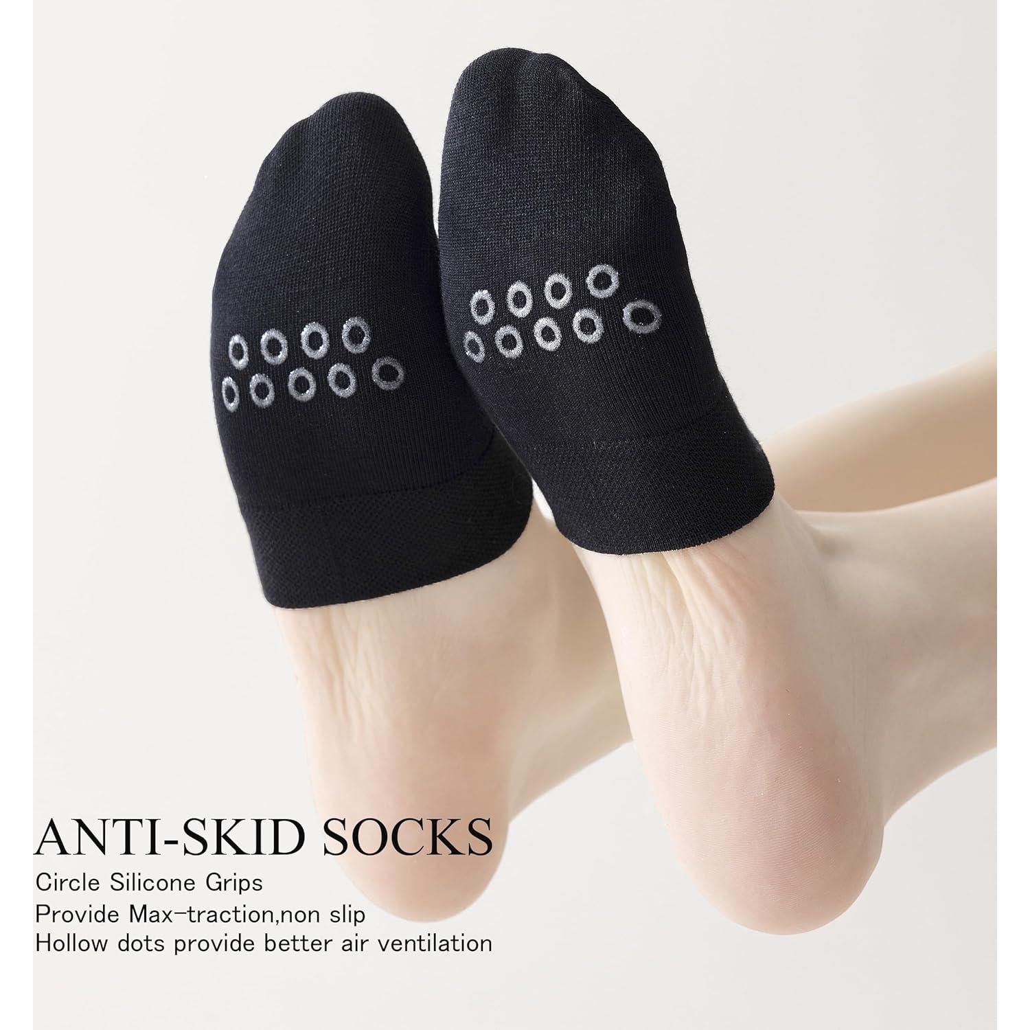 Calcetines para Dedos YFUNNLE 8 Pares Antideslizantes Mujer