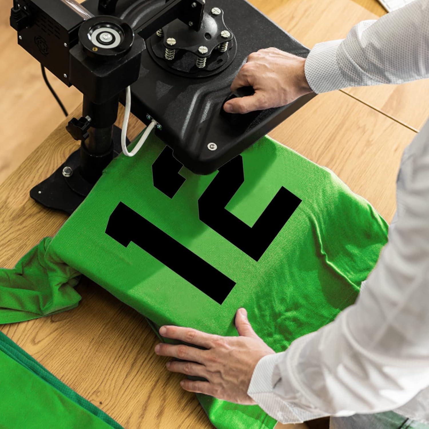 22 Piezas Números de Planchar en Hierro ArtCute 20.3 cm Negro