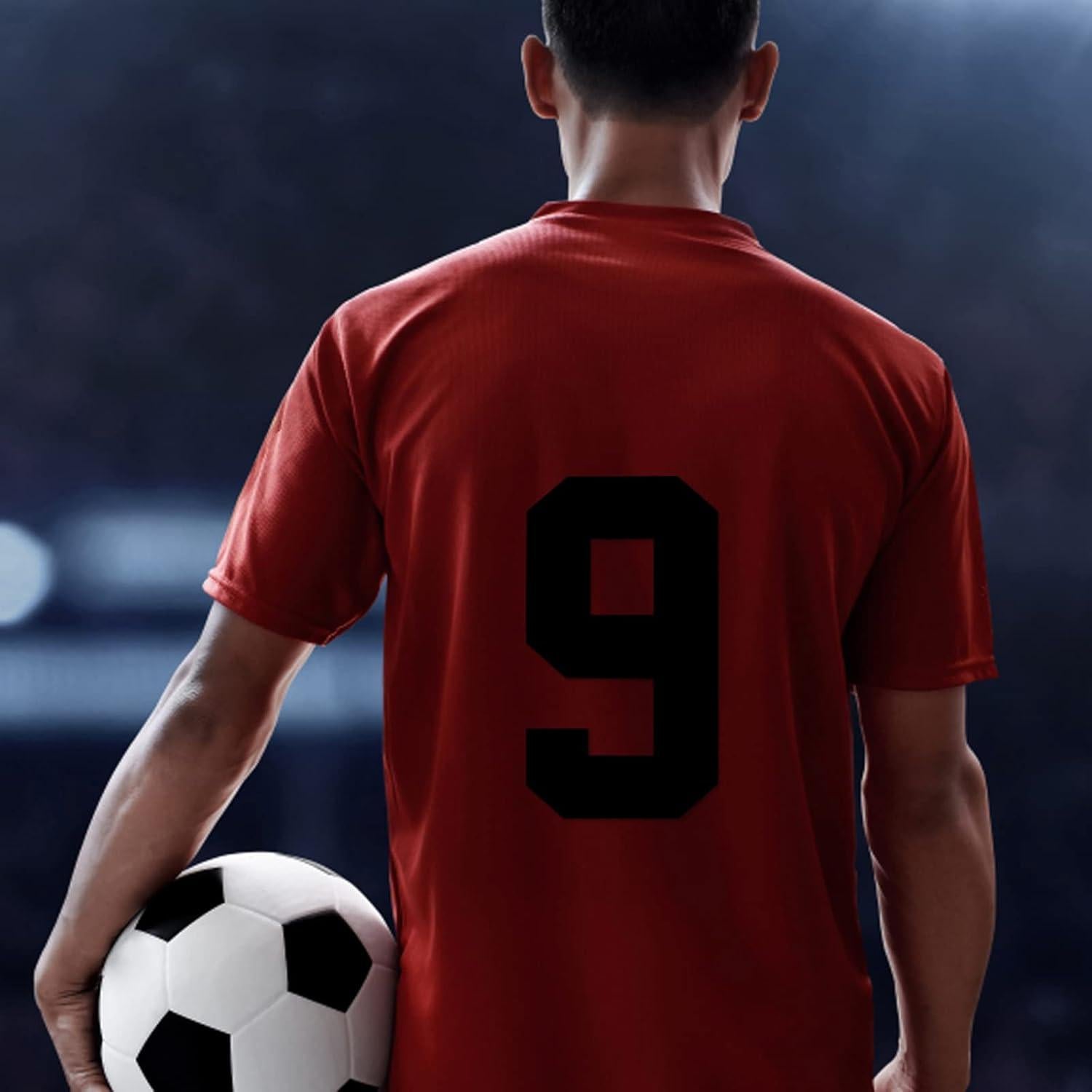 22 Piezas Números de Planchar en Hierro ArtCute 20.3 cm Negro