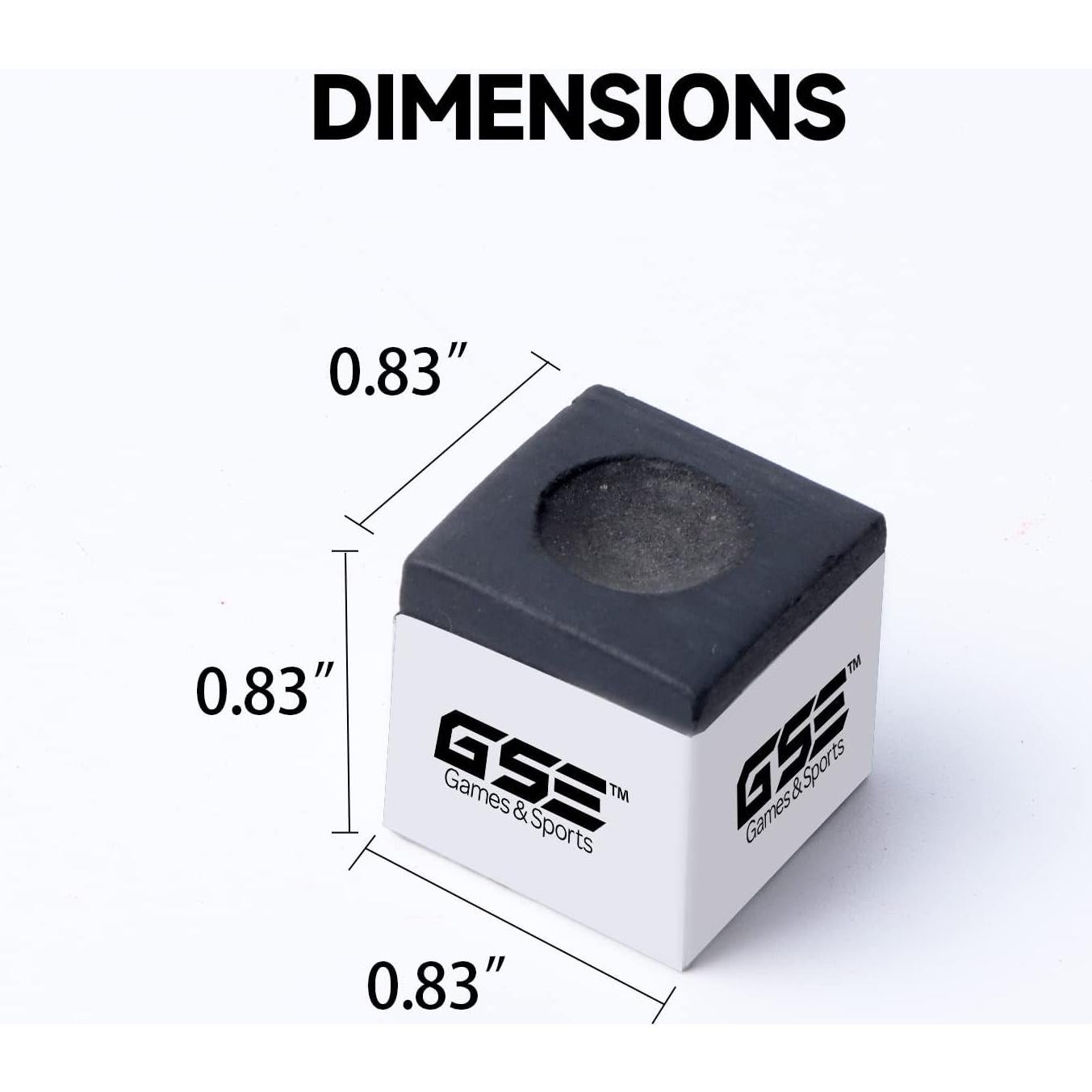 Paquete de 12 Tizas de Billar GSE - Accesorios para Torneos