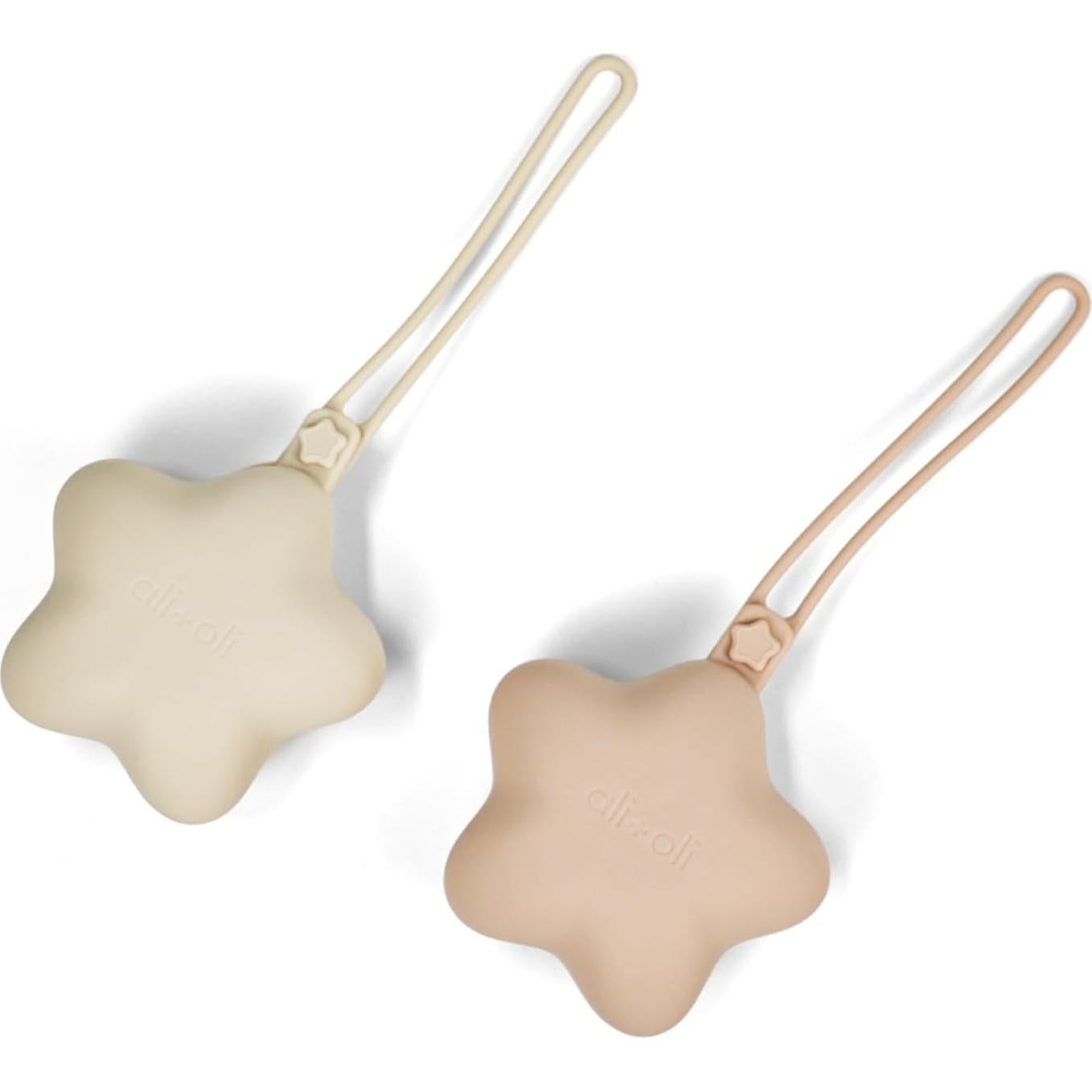 Estuche para Chupetes Ali+Oli Silicona Libre de BPA Rosa-Sand