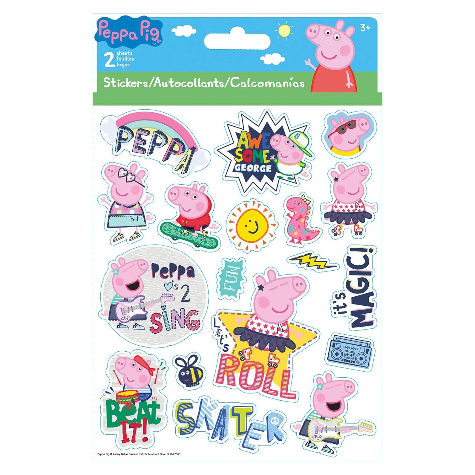 Pegatinas Plegables Peppa Pig Trends International 14.61x21.66cm