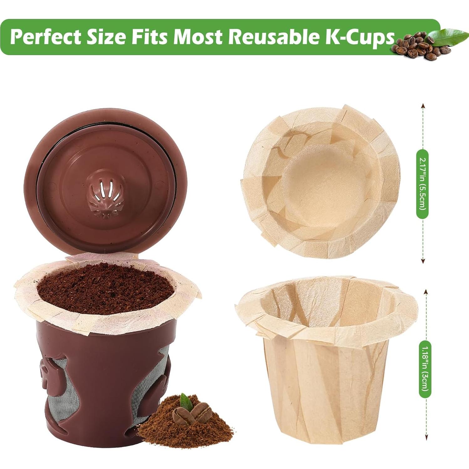 Filtros de Papel para Café Desechables Aussen 200pcs Natural