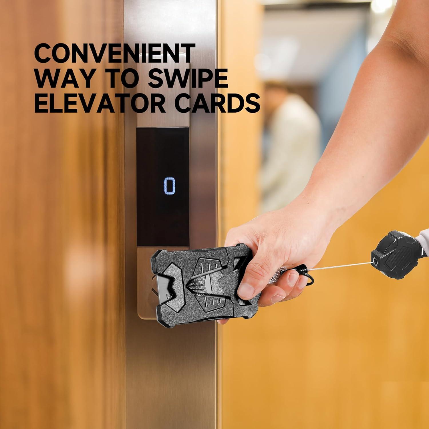 Soporte de Insignia Retráctil LIYHVPI - 2 Paquetes, 31"