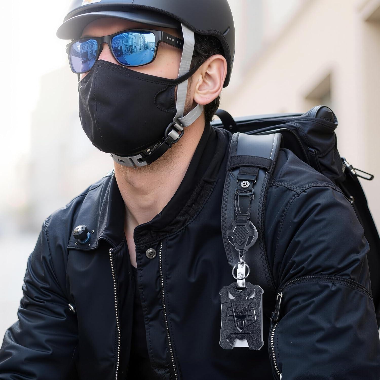 Soporte de Insignia Retráctil LIYHVPI - 2 Paquetes, 31"