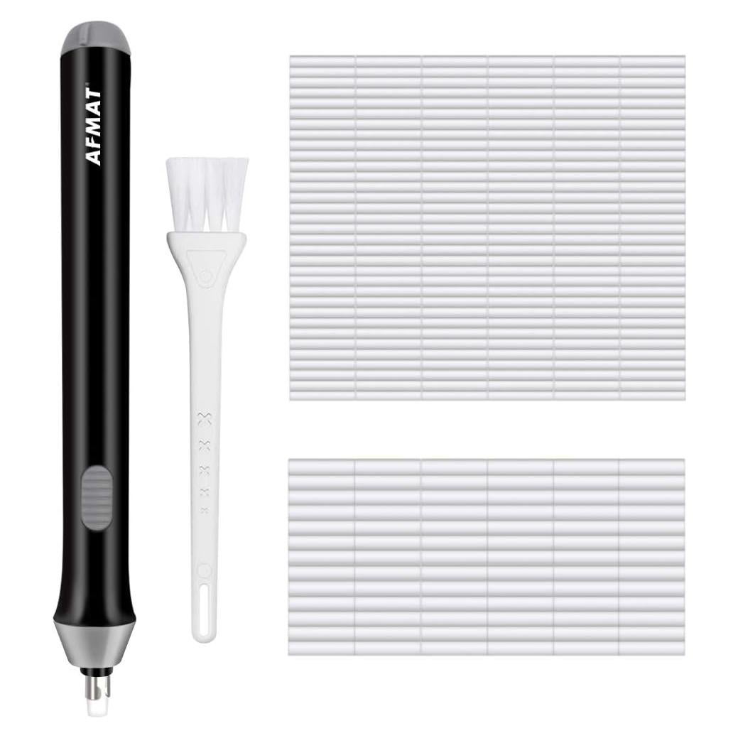 Borrador Eléctrico AFMAT con 140 Recargas y 2 Tamaños