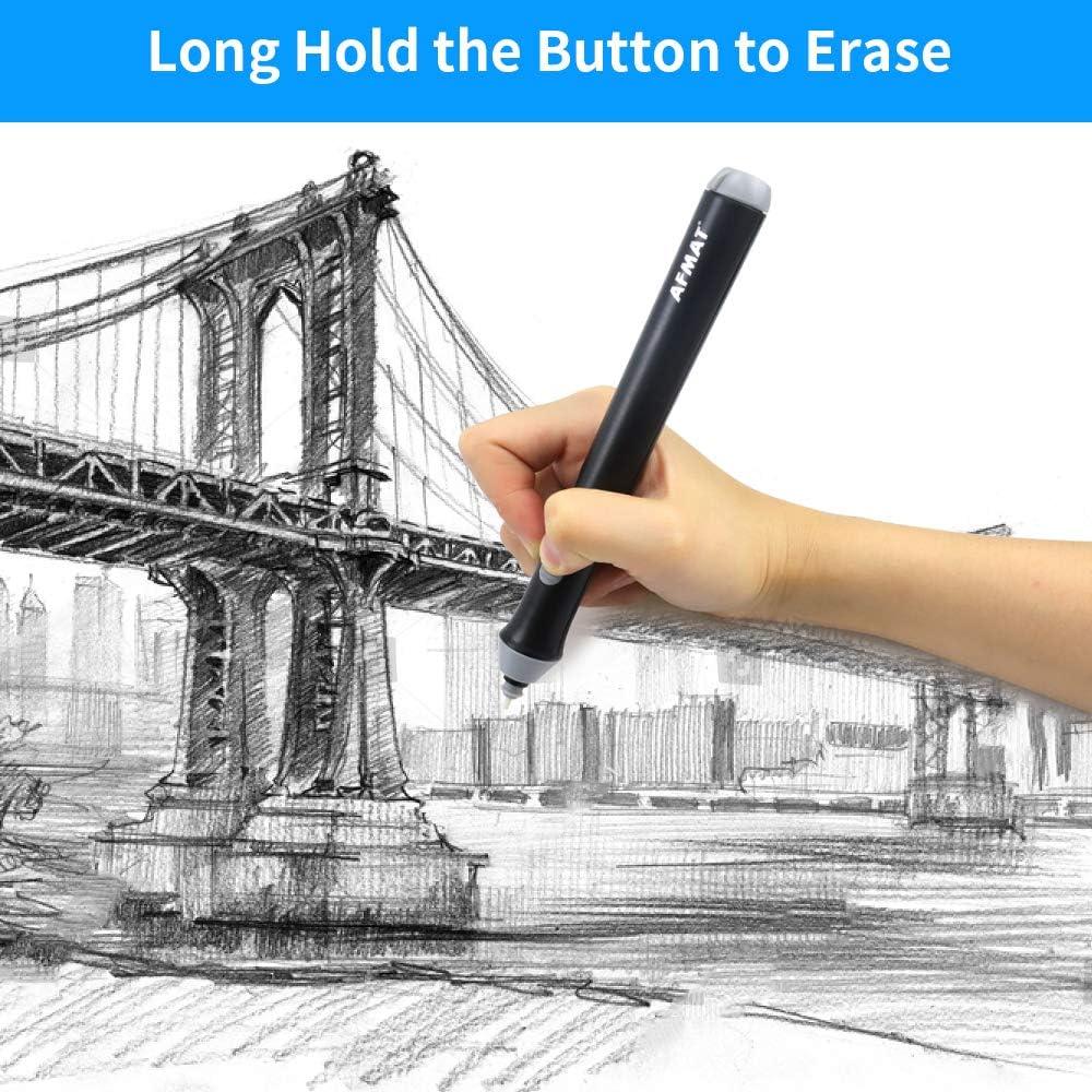 Borrador Eléctrico AFMAT con 140 Recargas y 2 Tamaños