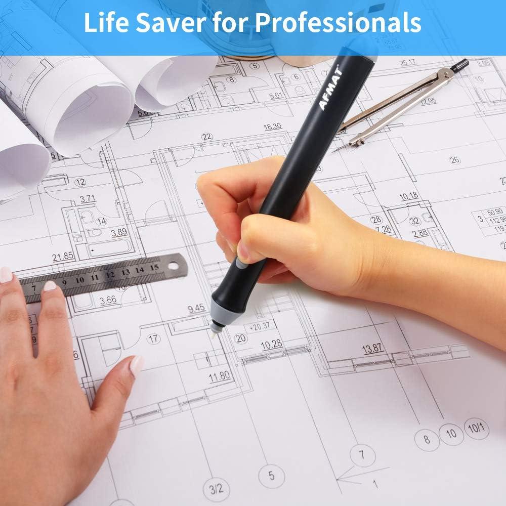 Borrador Eléctrico AFMAT con 140 Recargas y 2 Tamaños