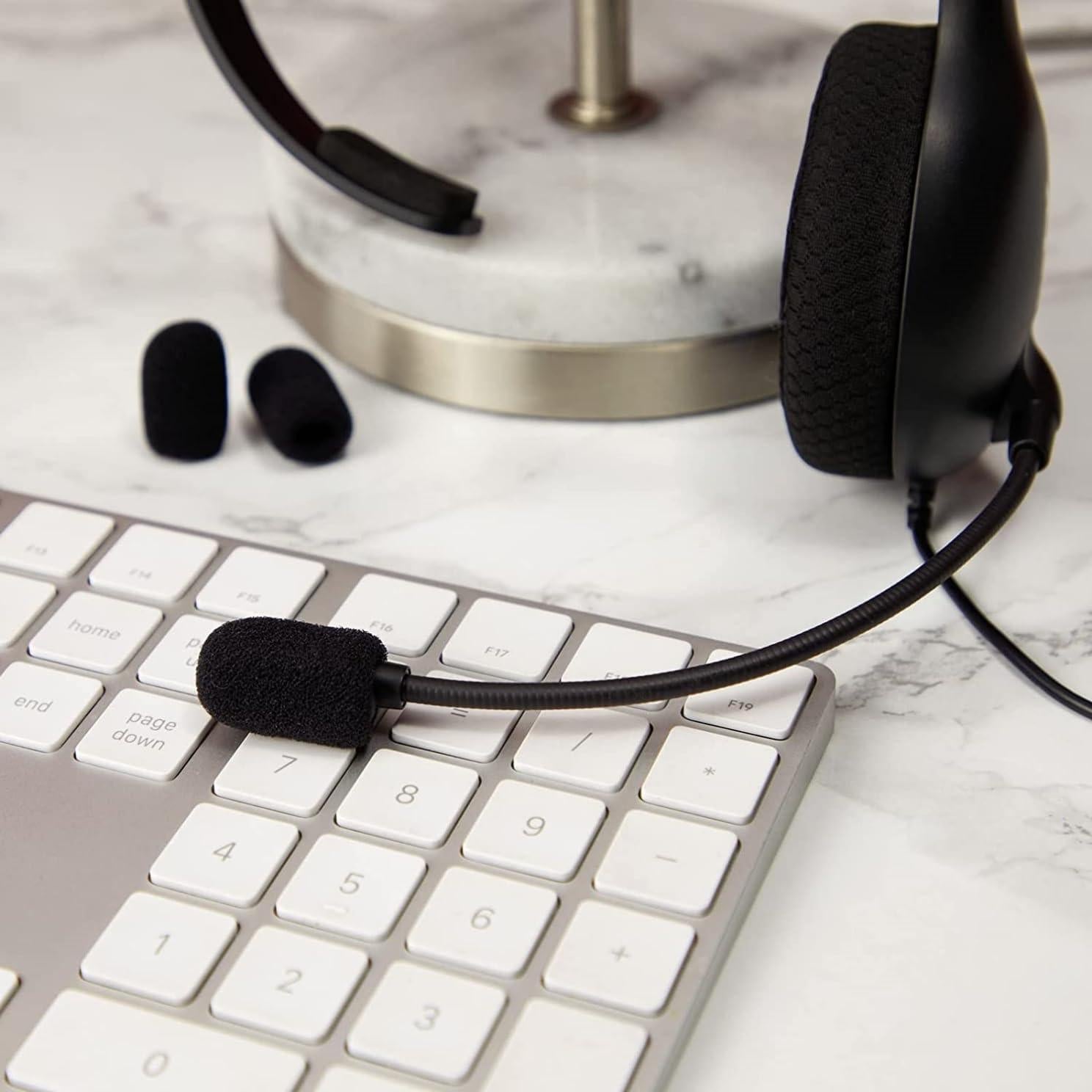 12 Filtros de Espuma para Micrófono de Auriculares Kicada 5mm