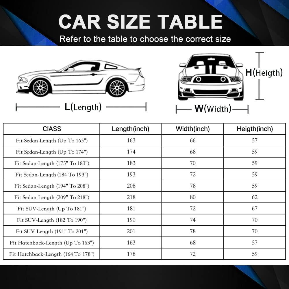 Cubierta SUV GUNHYI Impermeable Ajuste Universal 460 cm