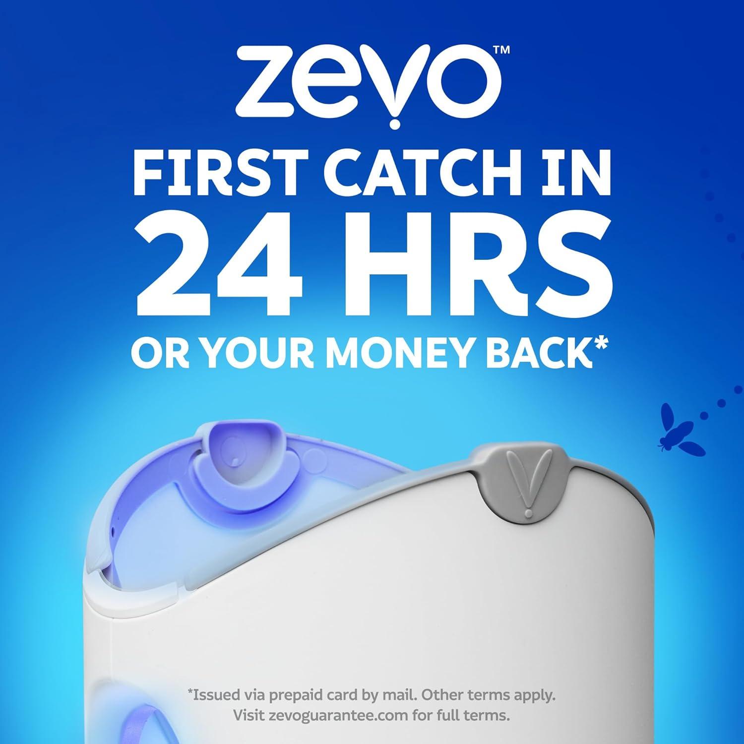 Trampa de Insectos Voladores Zevo MAX - 1 Base y 2 Cartuchos