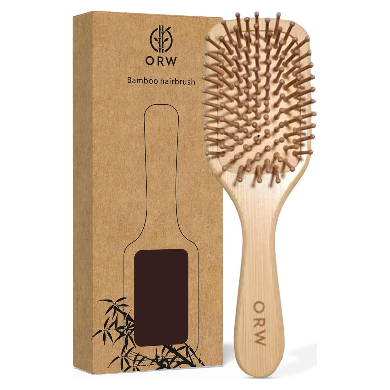 Cepillo Desenredante de Bambú ORW - Ecológico y Ergonómico