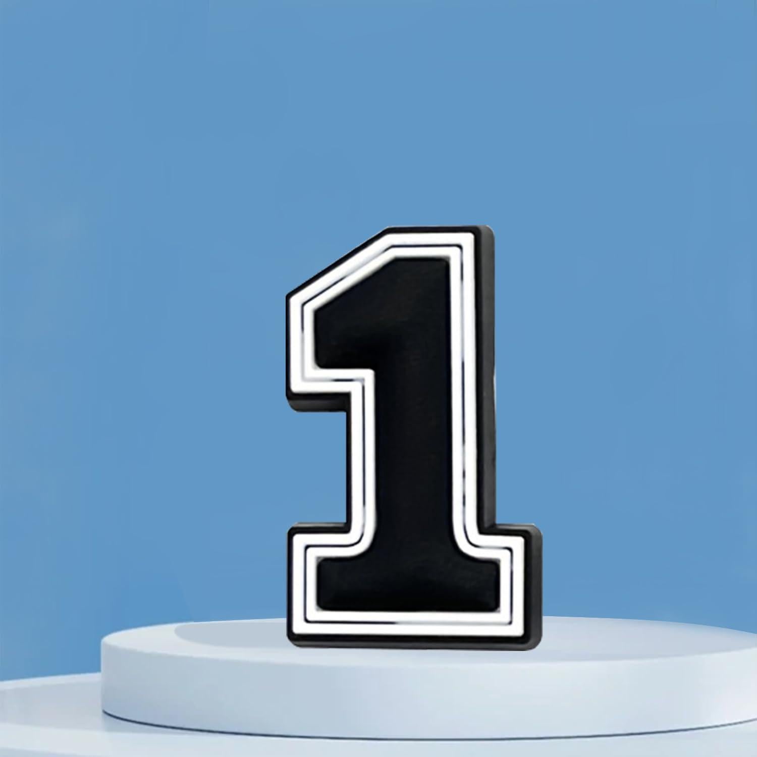 Encantos de Letras Personalizables PVC Negro Blanco Rosa