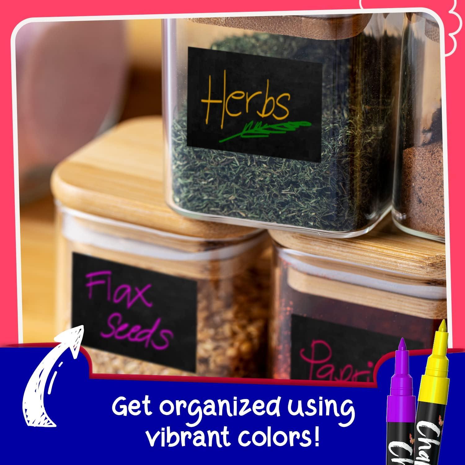 Marcadores de Tiza Líquida Chalkola 30 Colores Punta Fina 1mm