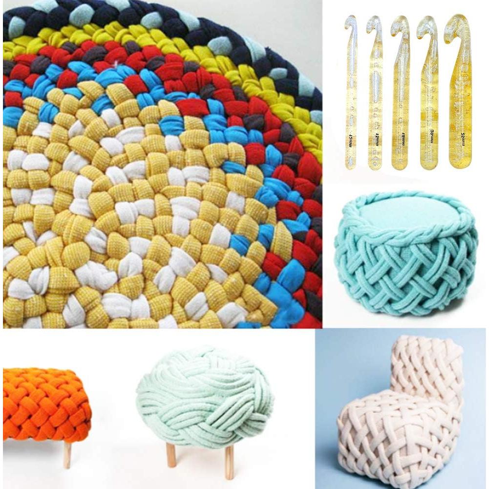 JUPEAN Juego de Ganchillos Ergonómicos 27 Piezas para Tejer