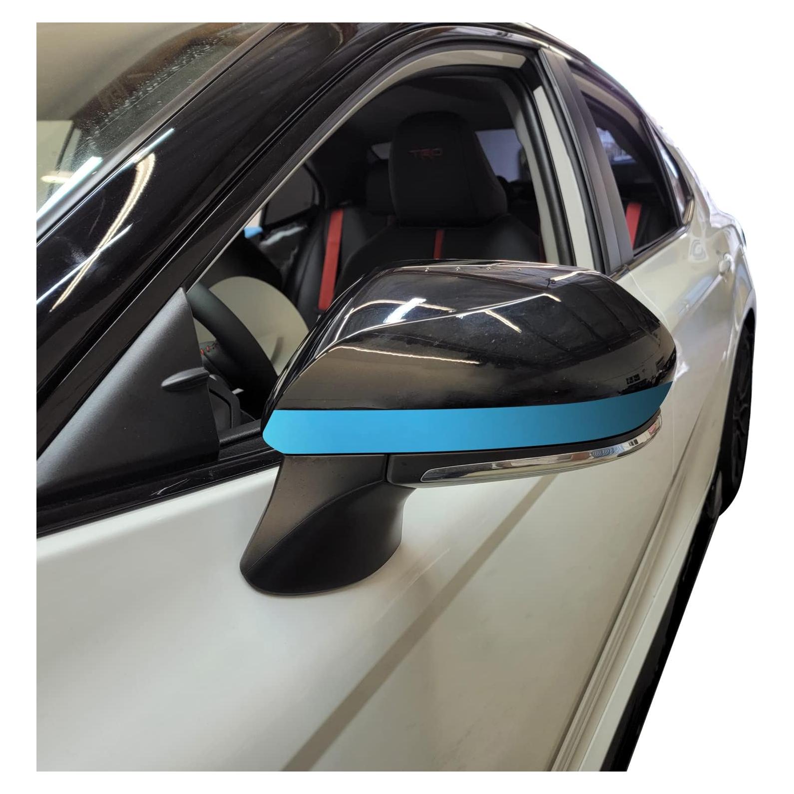 Kit de Vinilo Precortado Gomu para Espejo Lateral Camry 2018-2021 - Azul Bebé