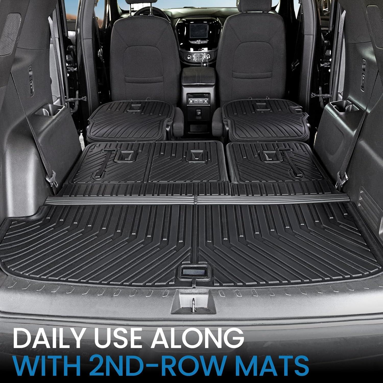 Alfombrillas de Coche JOULARISE para Chevrolet Traverse 2018-2023