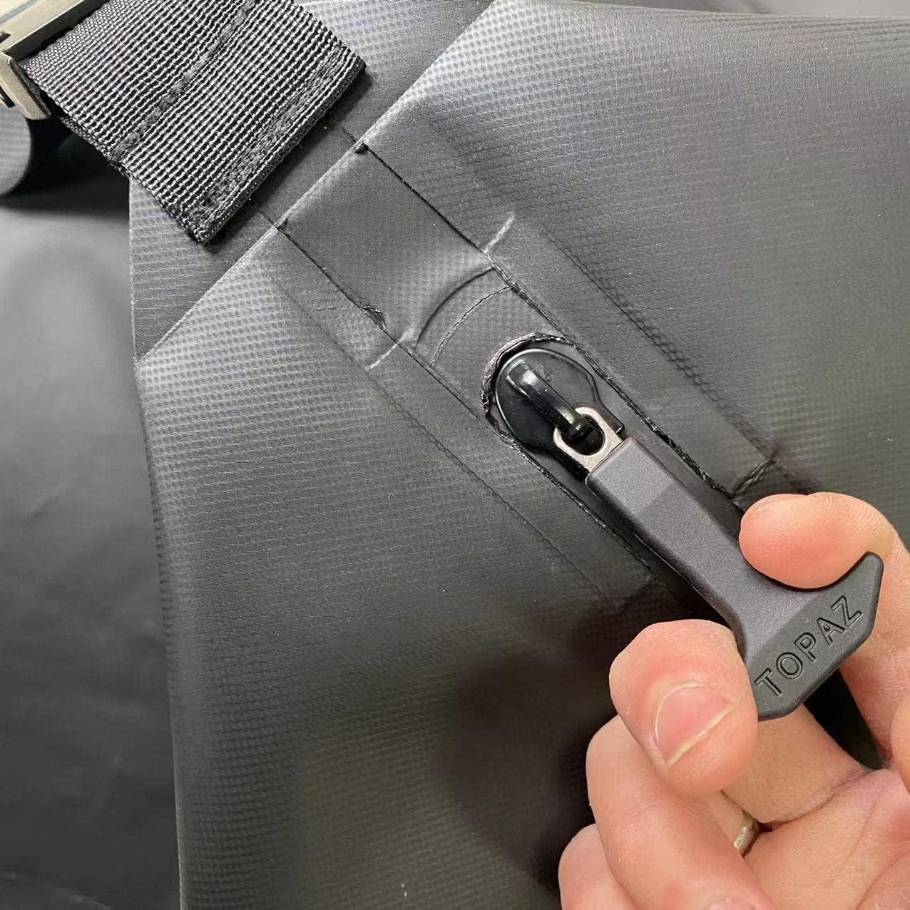 Tirador de Cremallera en T BJA 6 Pcs Nylon y TPU Negro