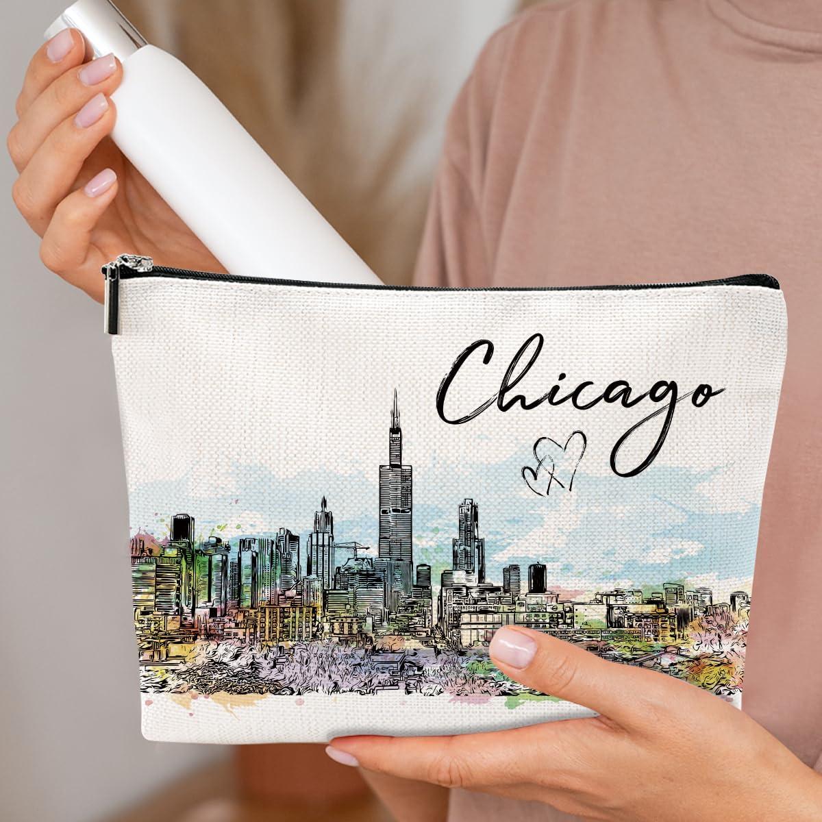 Bolsa de Maquillaje NGZS Chicago 24.6x17.8 cm Multiusos