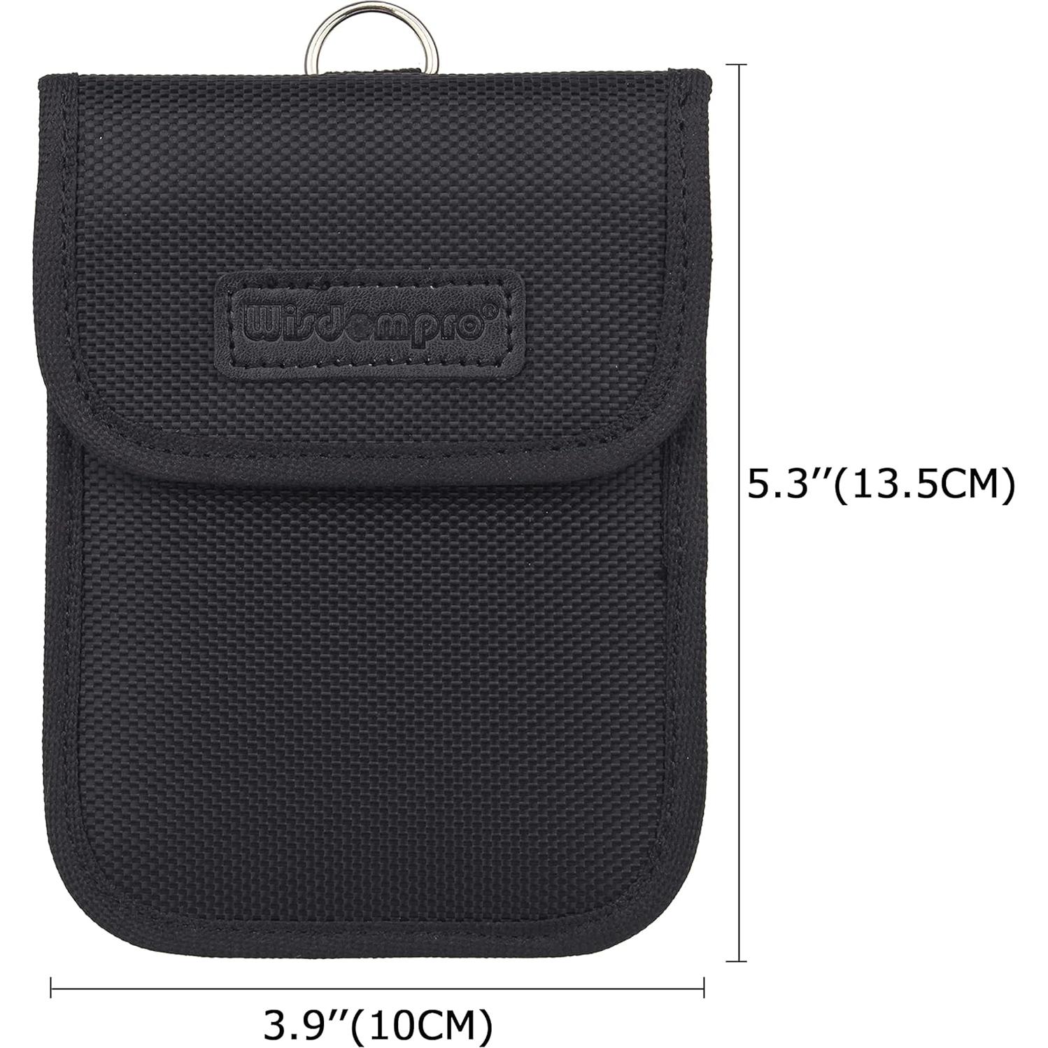 Bolsa Faraday Wisdompro para bloqueo de señal RFID - 13.46x9.91cm