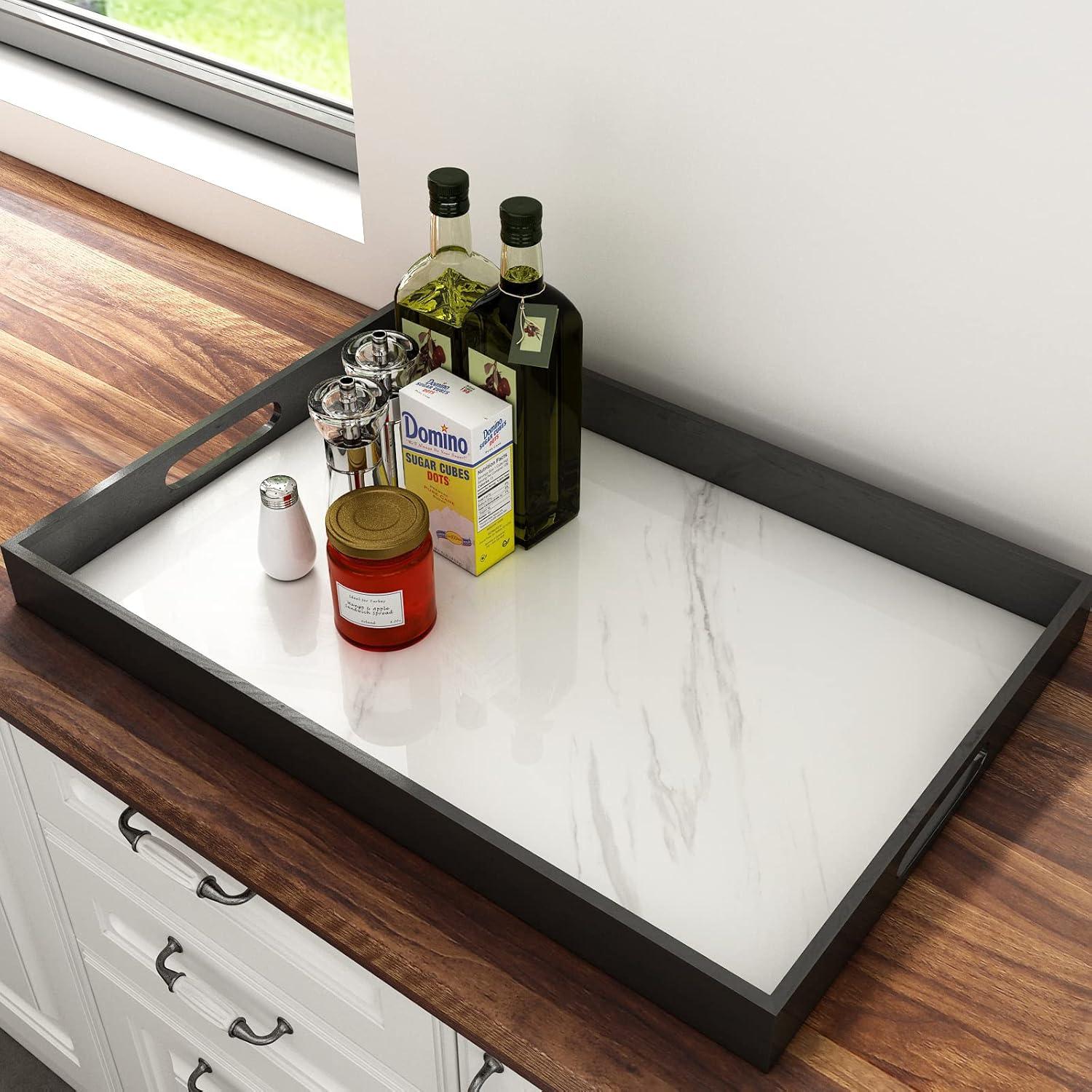 Papel Contacto Autoadhesivo Mármol Blanco Yenhome 0.45x3m