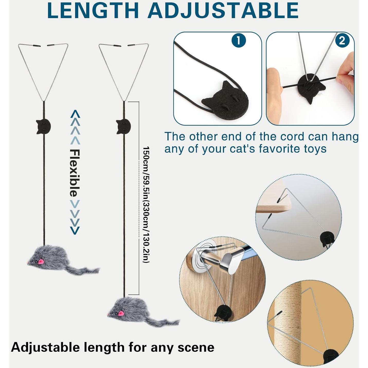 Juguete Interactivo para Gatos Kalimdor con Plumas