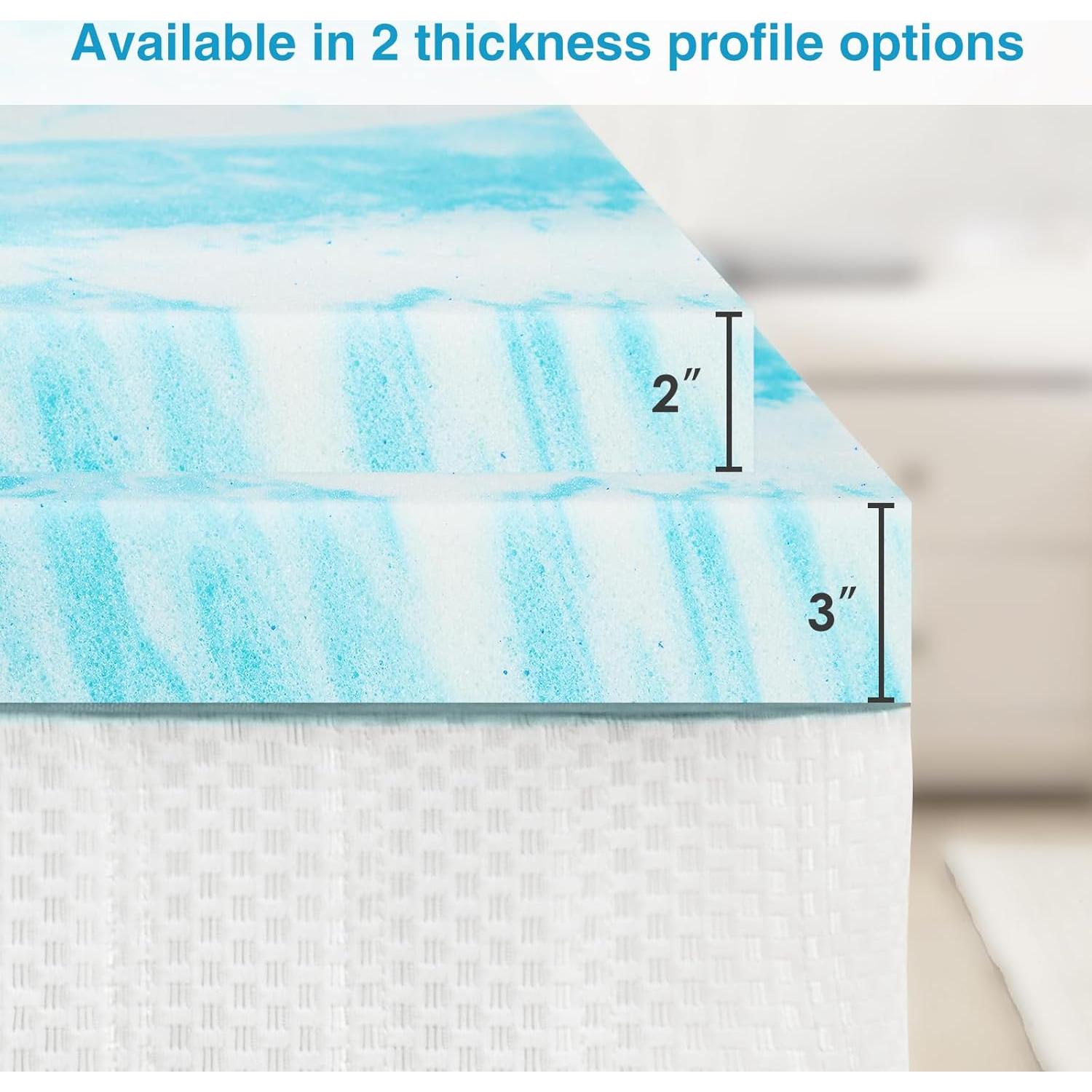 Cubierta de Colchón Completo wOod-it 5 cm Espuma Viscoelástica