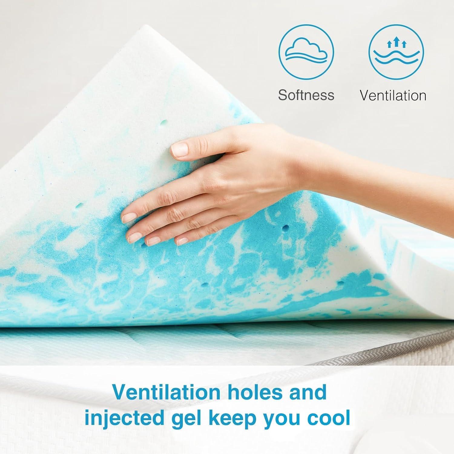 Cubierta de Colchón Completo wOod-it 5 cm Espuma Viscoelástica