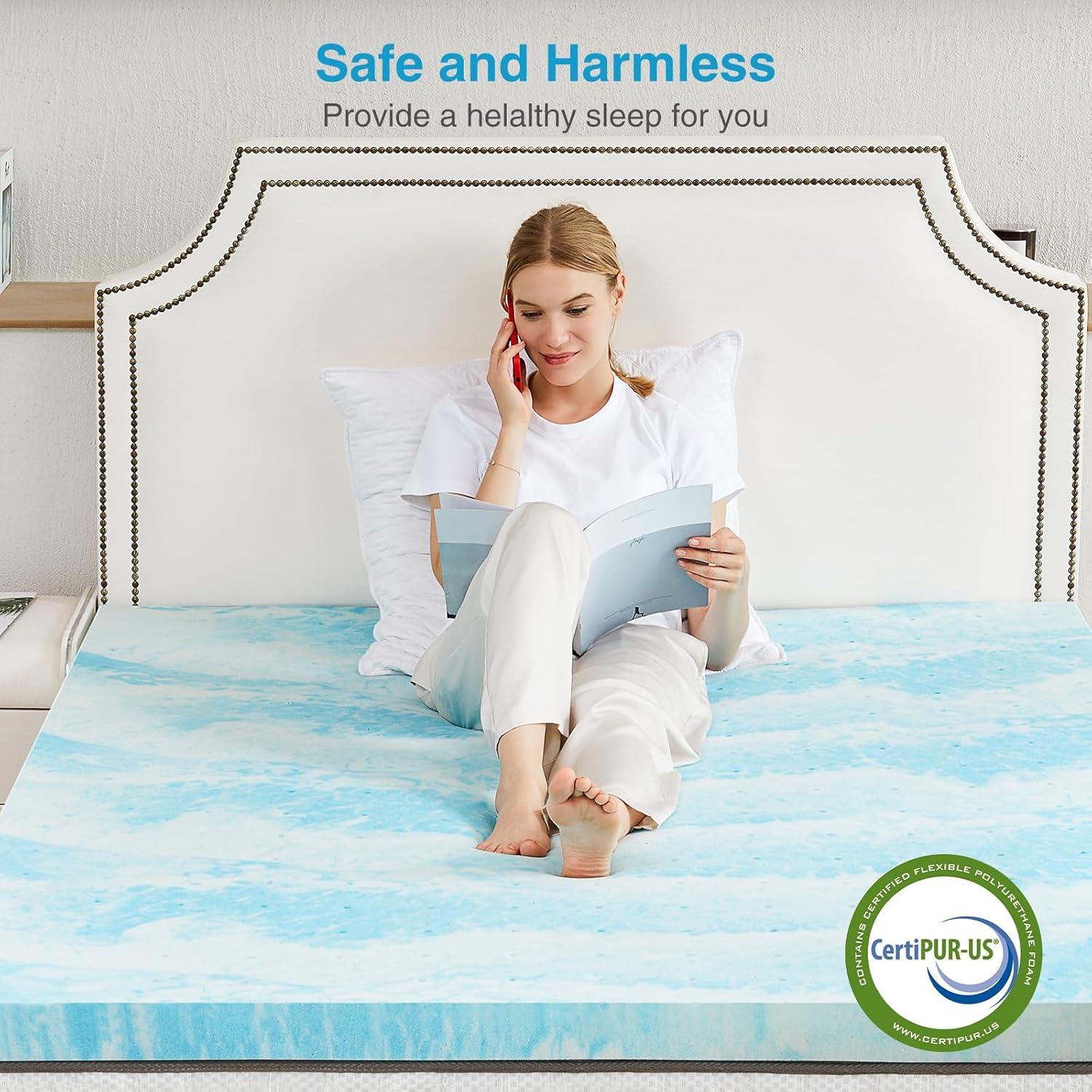 Cubierta de Colchón Completo wOod-it 5 cm Espuma Viscoelástica