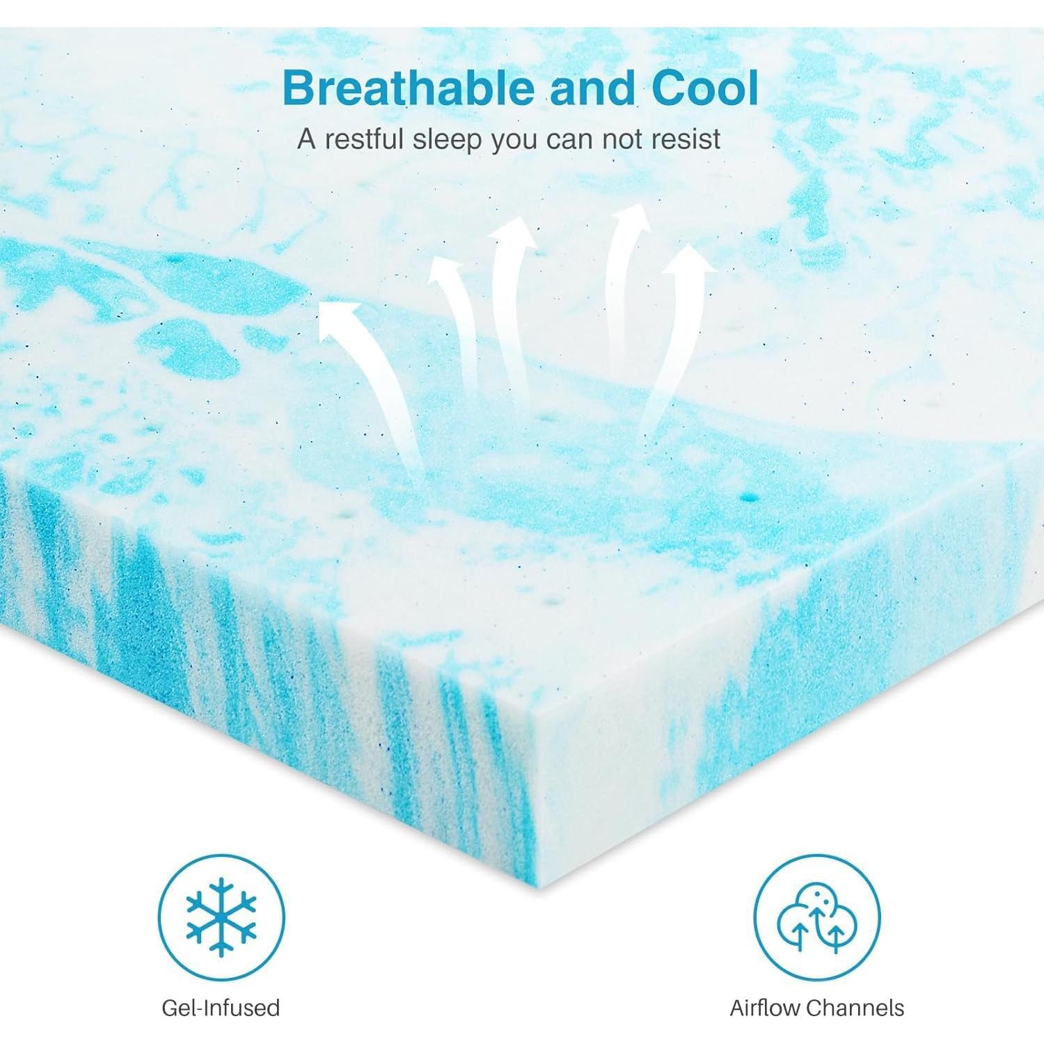 Cubierta de Colchón Completo wOod-it 5 cm Espuma Viscoelástica