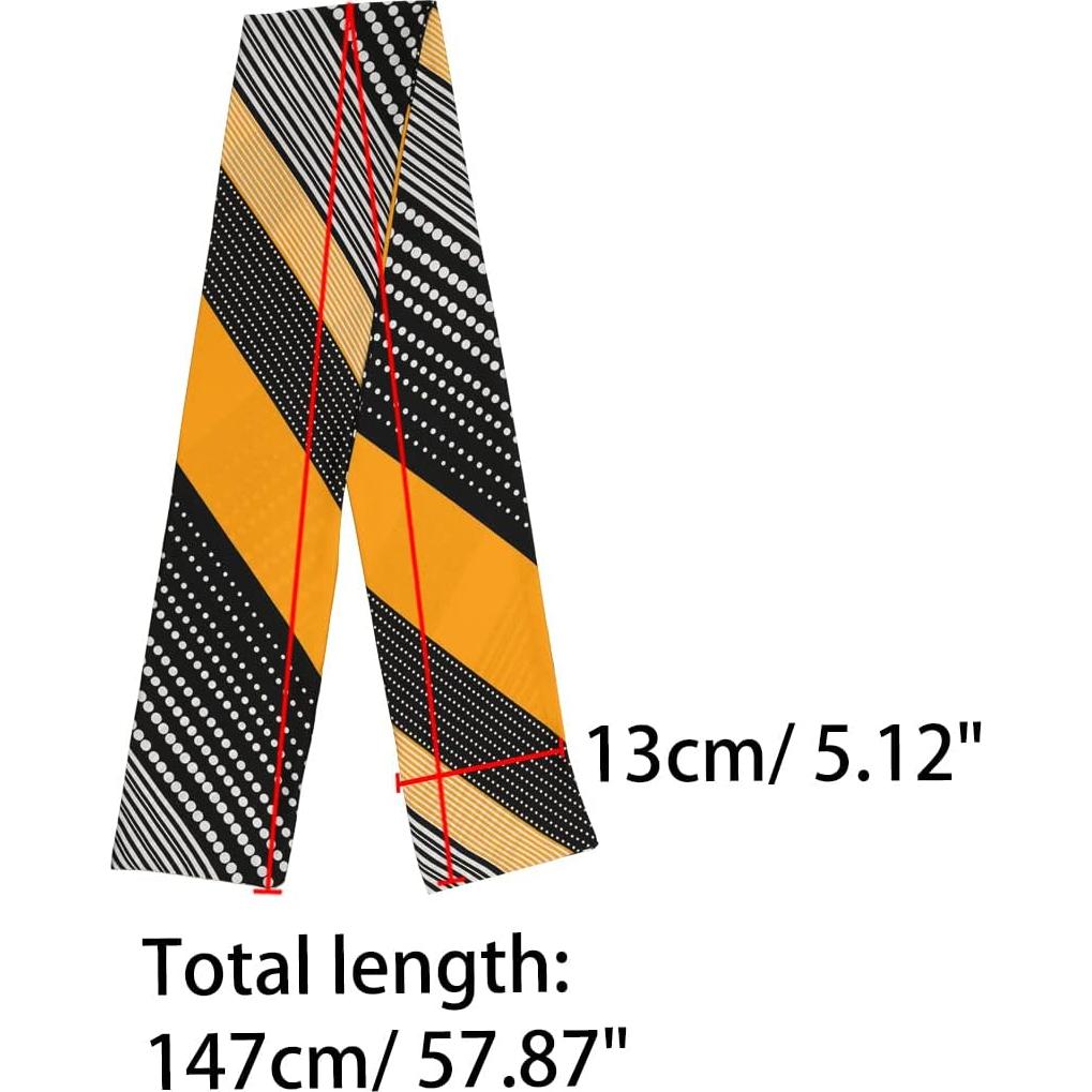 Bufanda Larga Estrecha Allegra K para Mujeres - 147x13 cm