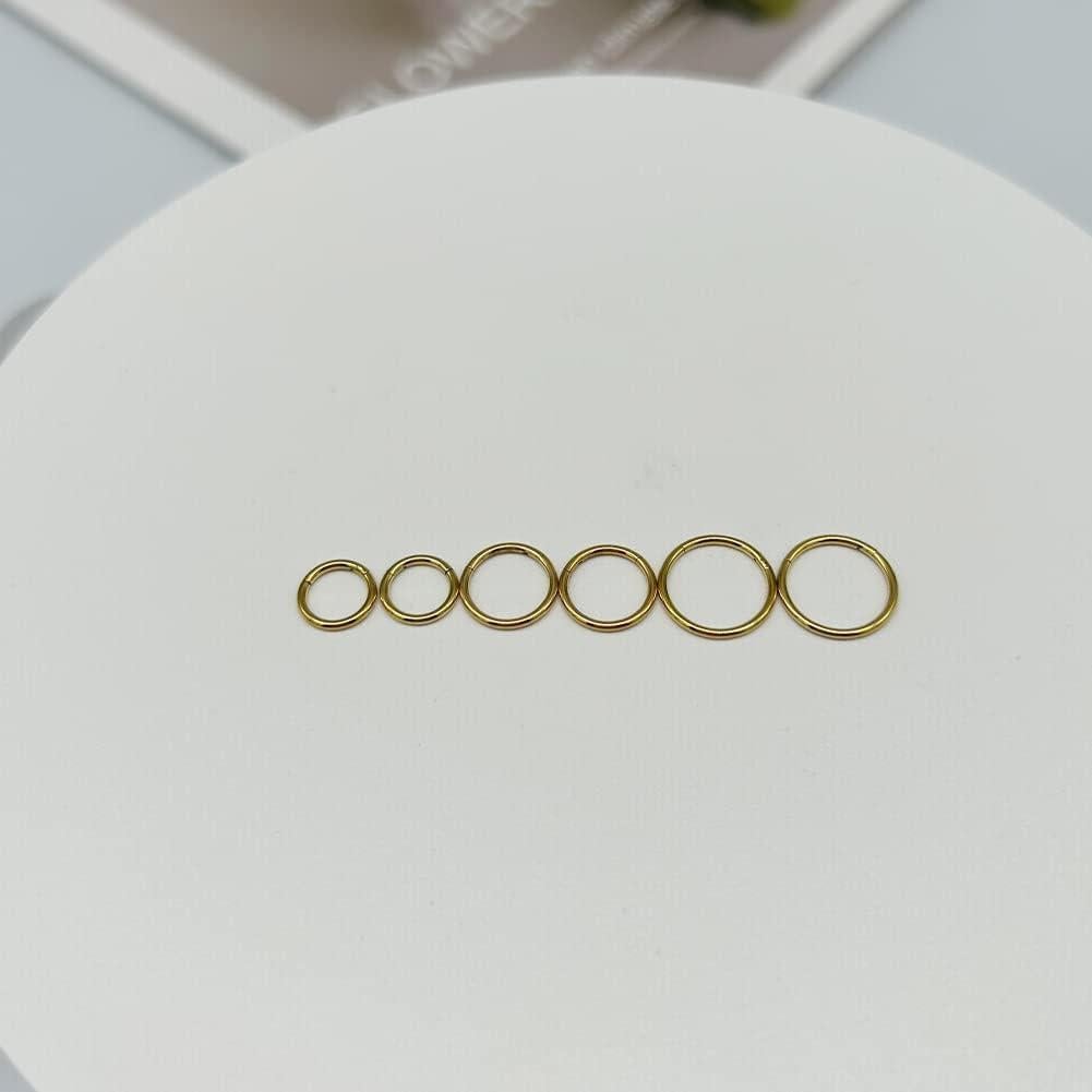 Aro de Nariz KREZIP Oro 16G Acero Inoxidable Hipoalergénico