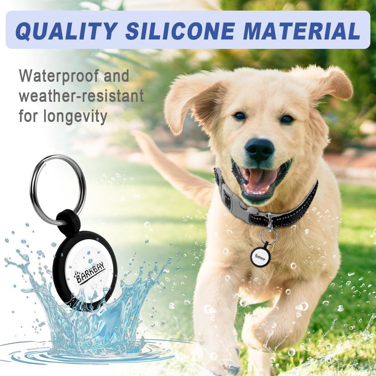 Etiqueta de Identificación Inteligente BARKBAY con QR - Negra