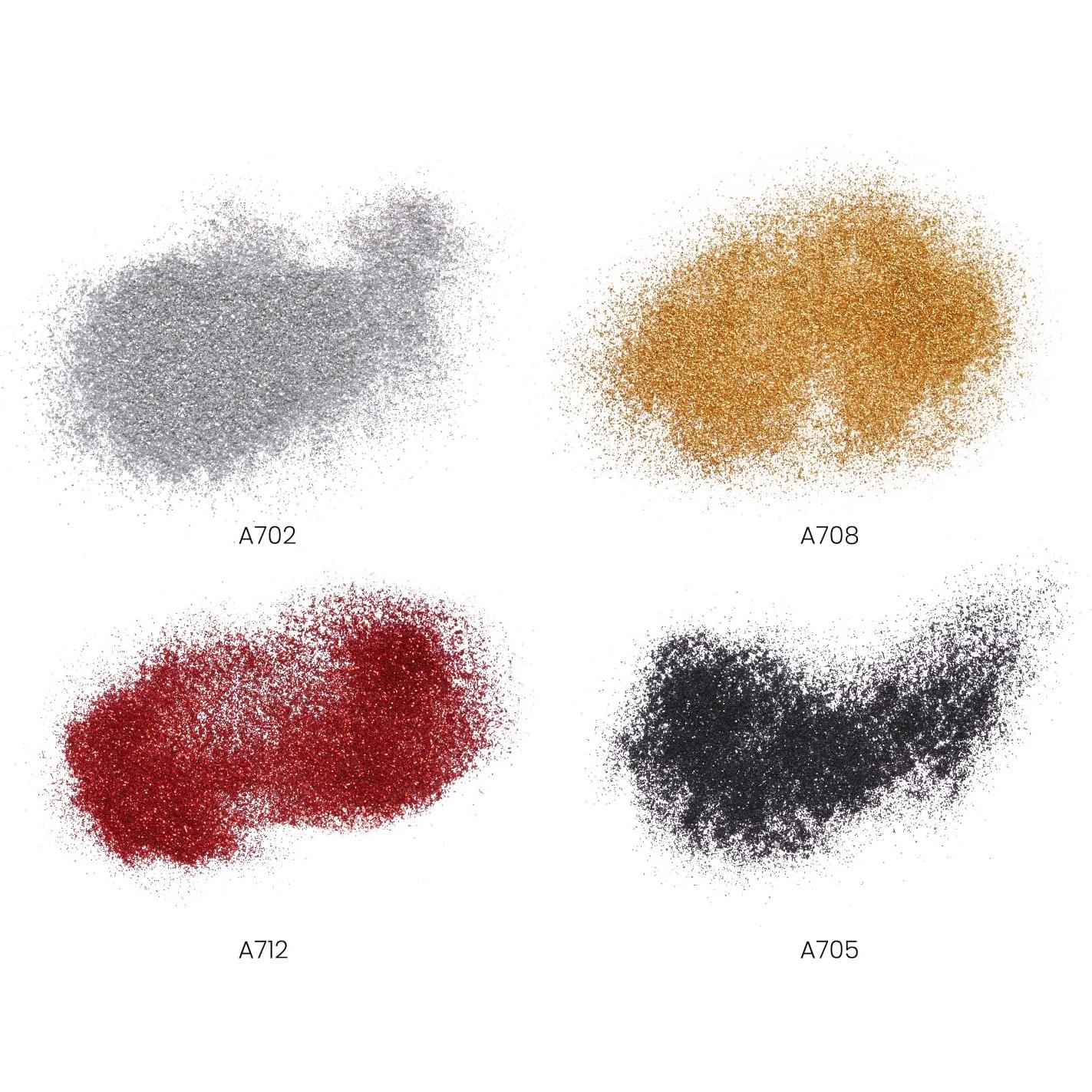 Set de Brillo Fino Arteza - 4 Colores para Manualidades 127.57 g