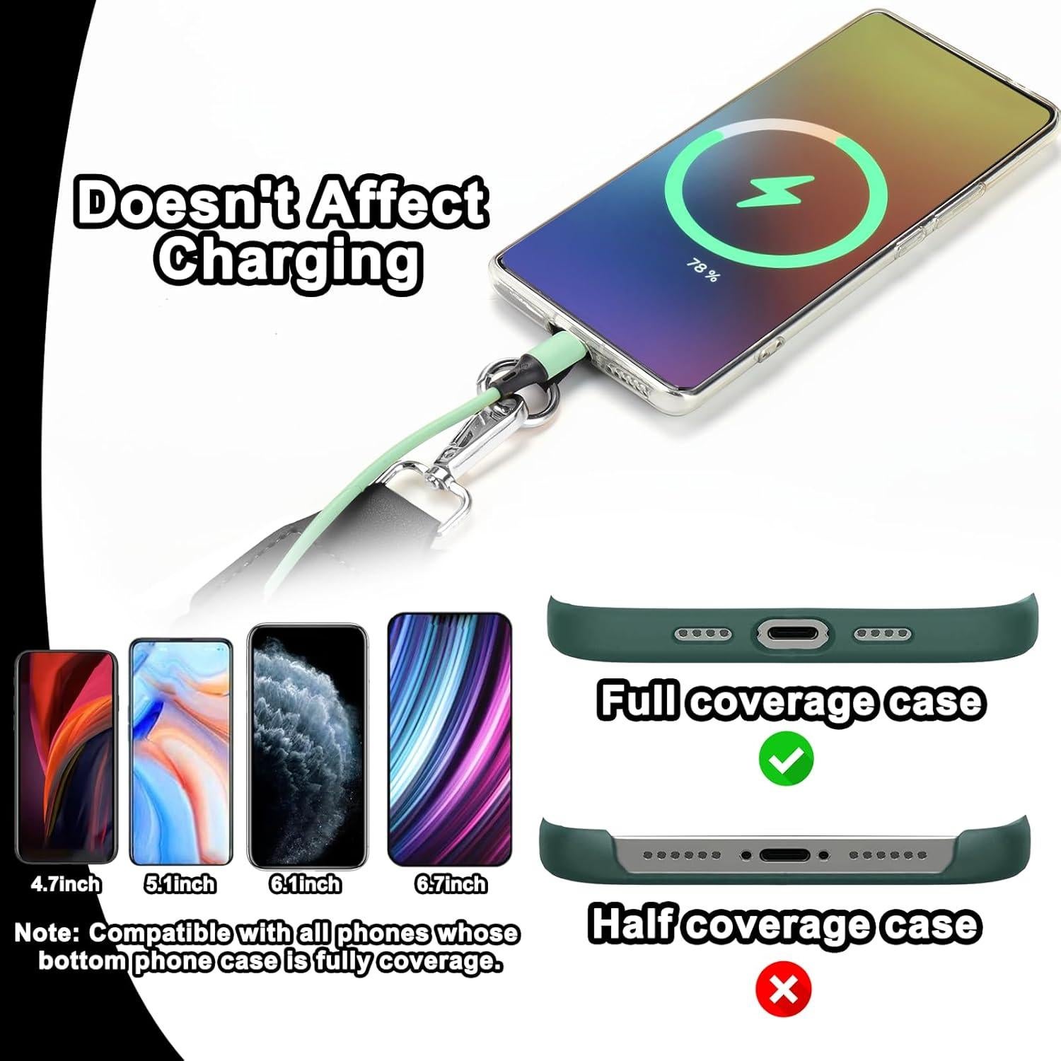 Correa Clip y Go XANGNIER para Teléfono con Cartera Negra