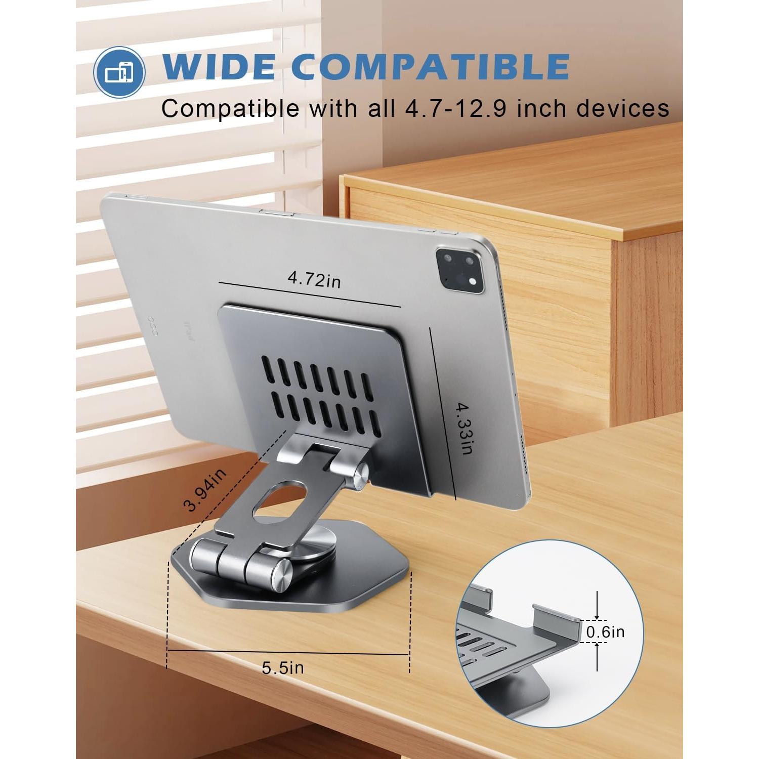 Soporte para Tablet SOJUNER SJ-H6 Plegable 360° Gris