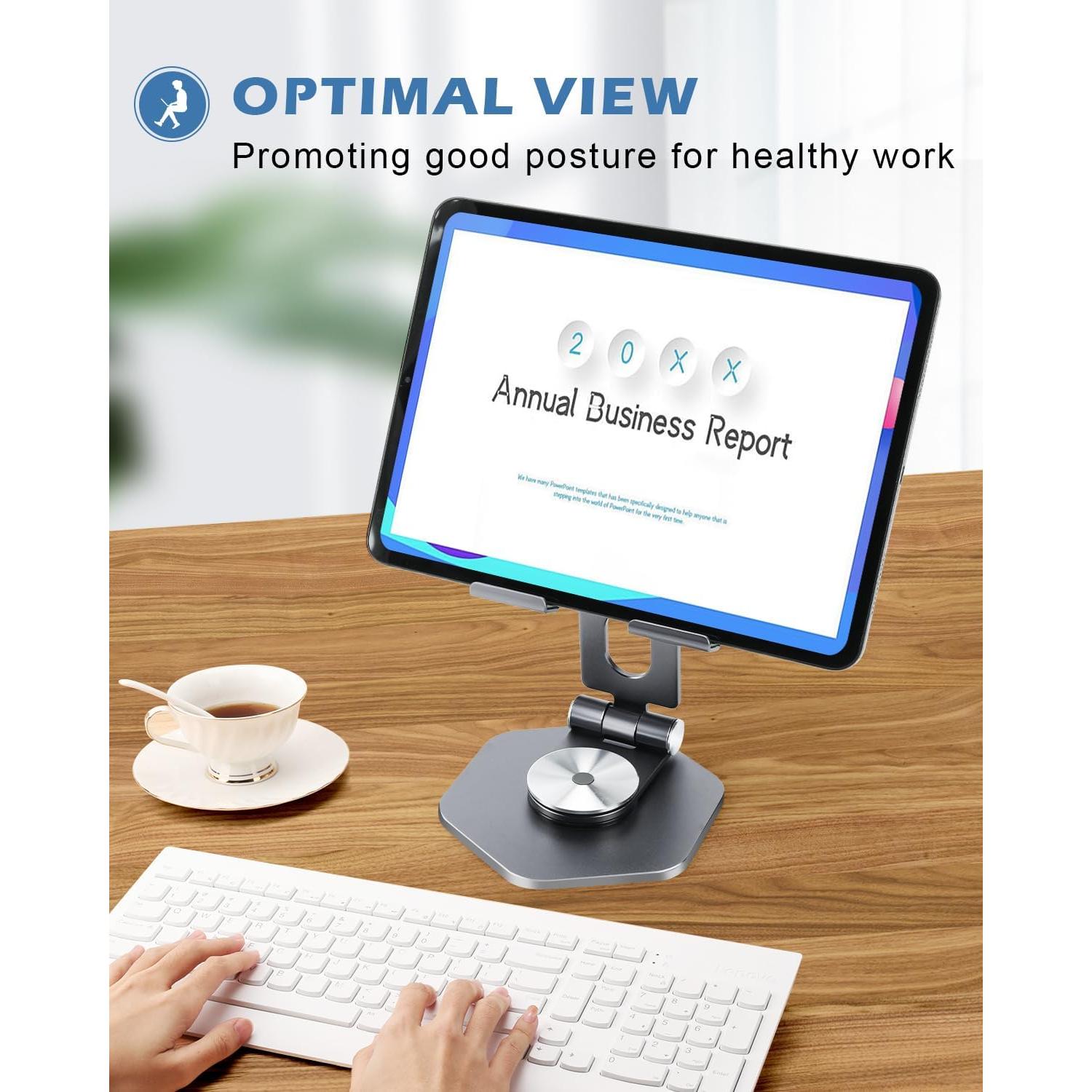 Soporte para Tablet SOJUNER SJ-H6 Plegable 360° Gris