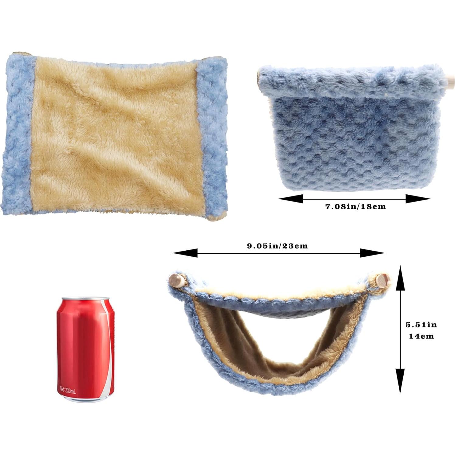 Hamaca para Ratas y Pequeñas Mascotas MinrzPet 30x25 cm