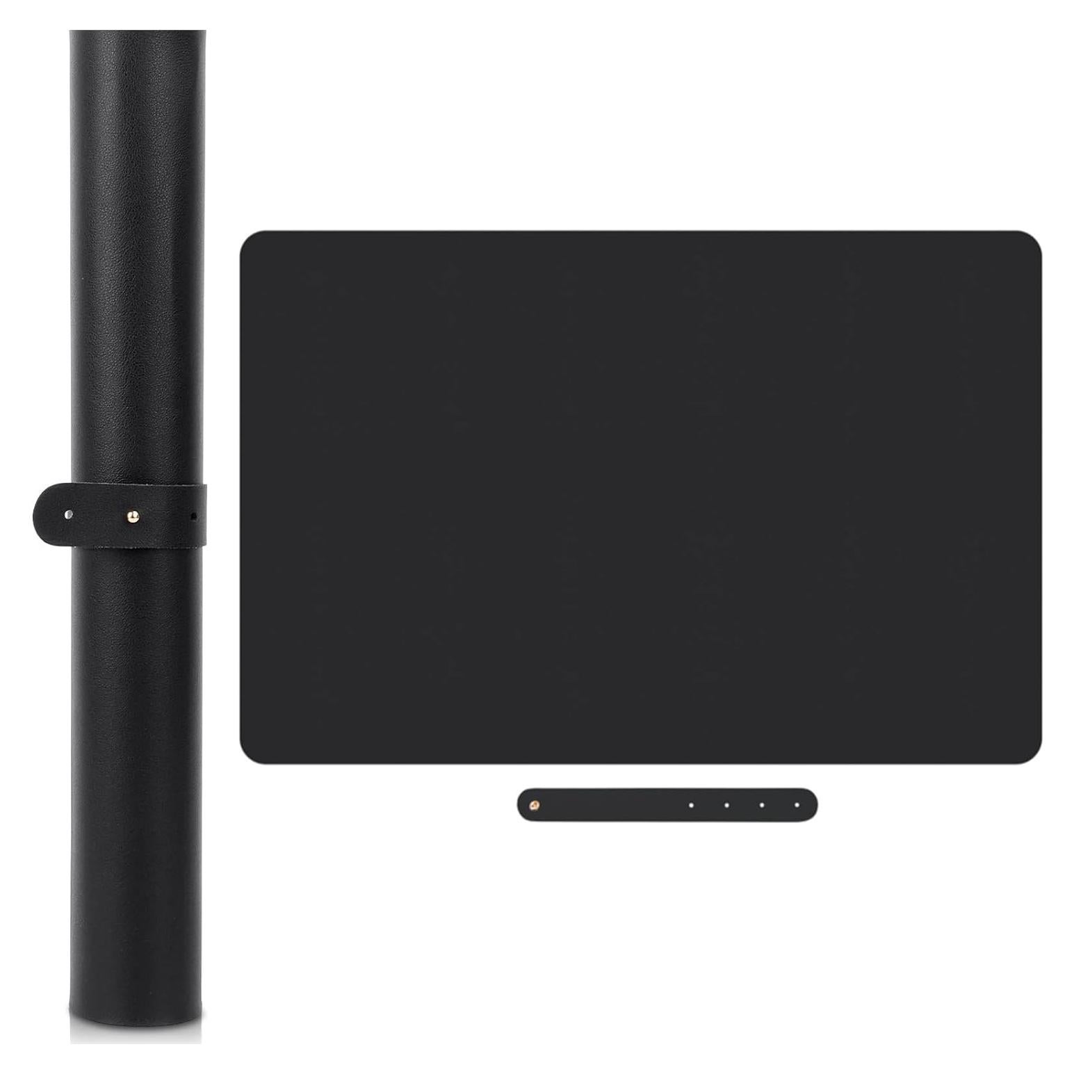 Tapete de Uñas Deciniee 60x40cm Microfibra PU Negro