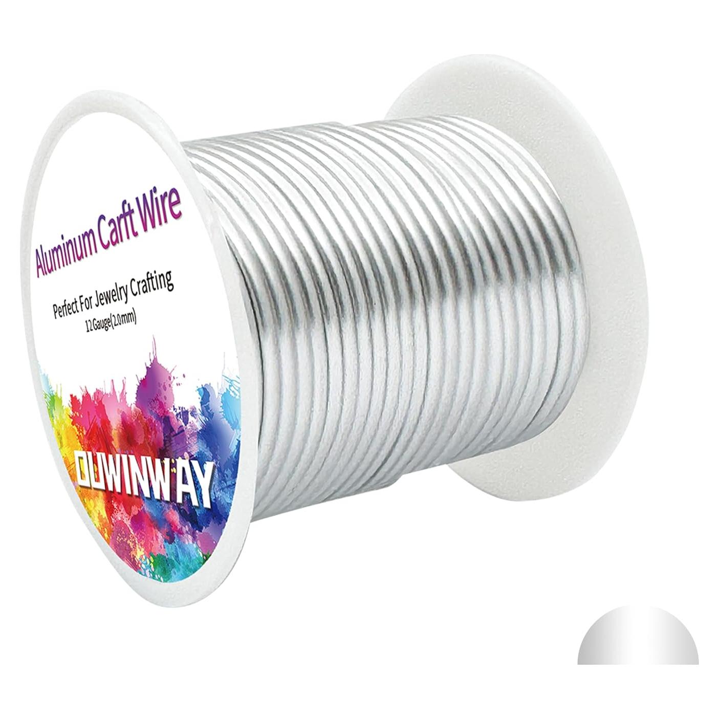 Alambre de Aluminio Semi Redondo Ouwinway 12 Gauge 17.07m