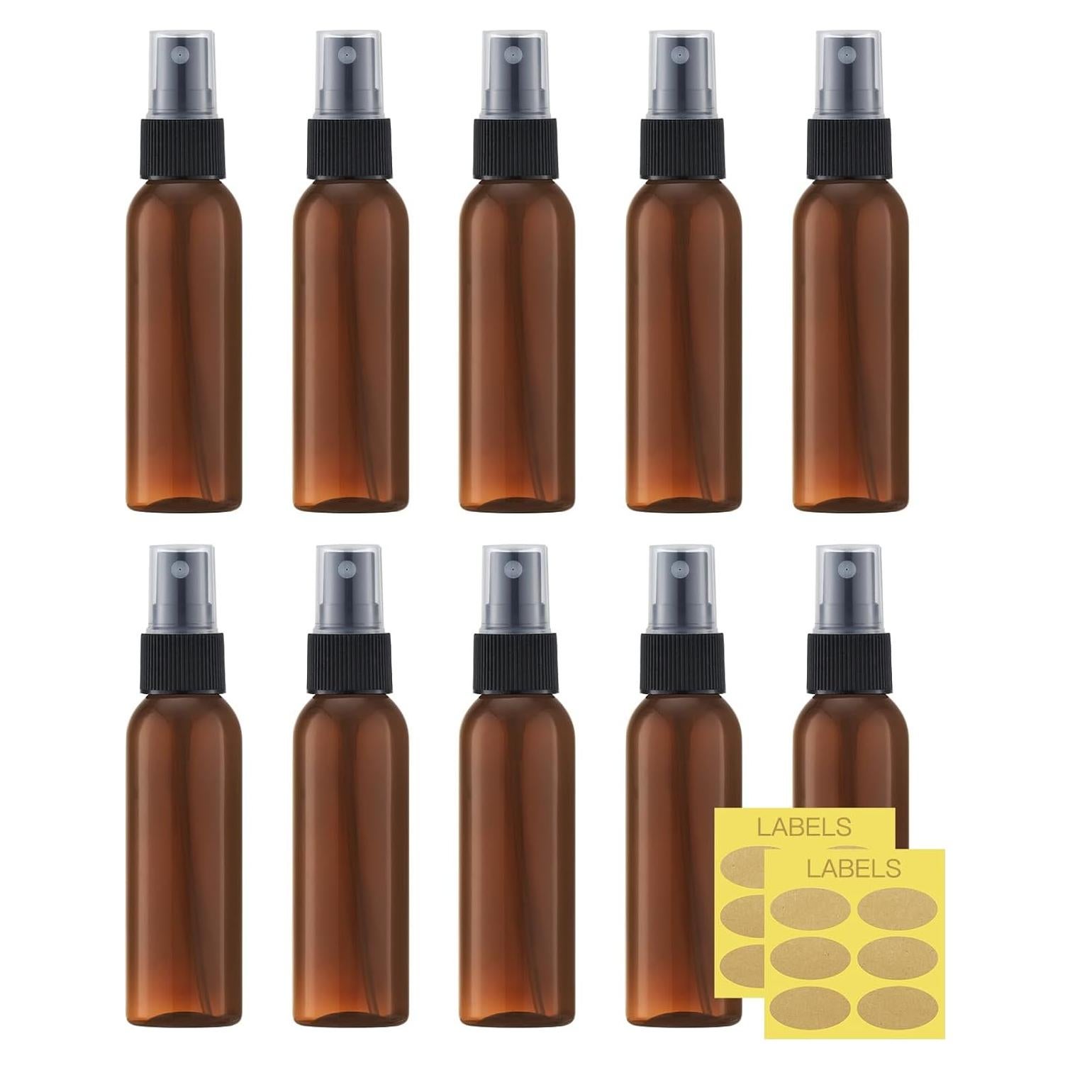 Botellas de Spray Pequeñas Lisapack 2oz (10 Paquete) - 60ml