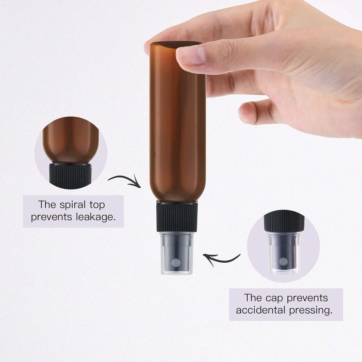 Botellas de Spray Pequeñas Lisapack 2oz (10 Paquete) - 60ml