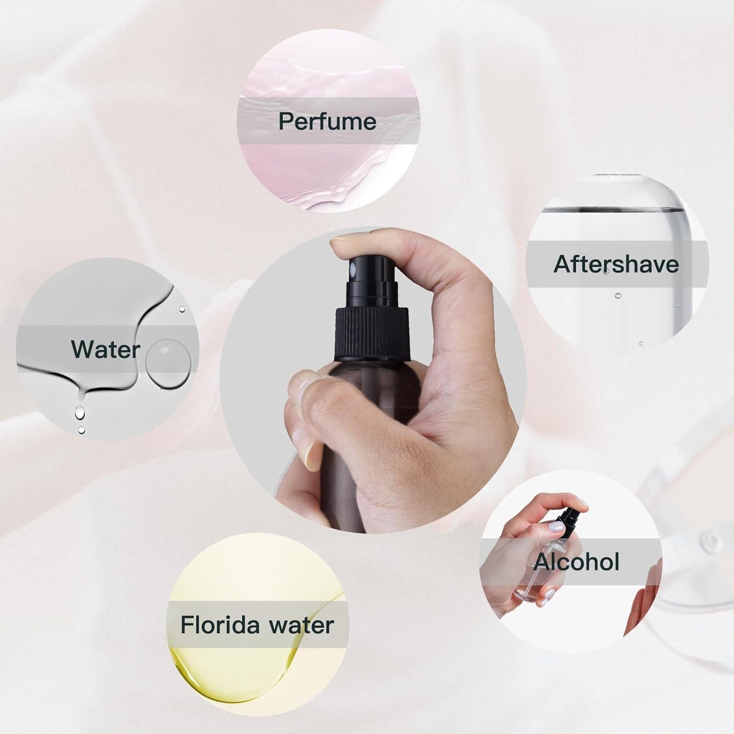 Botellas de Spray Pequeñas Lisapack 2oz (10 Paquete) - 60ml