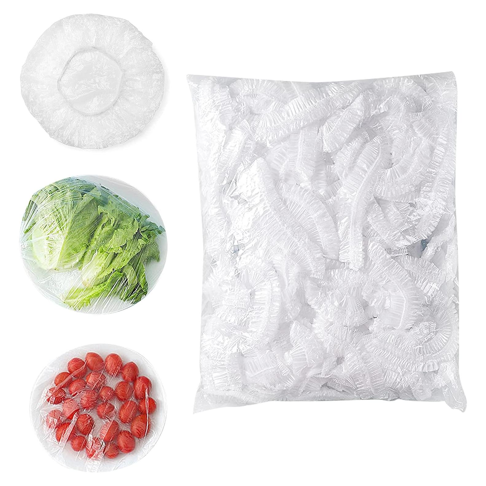 Cubiertas Plásticas Homelove 100pcs Elásticas para Tazones