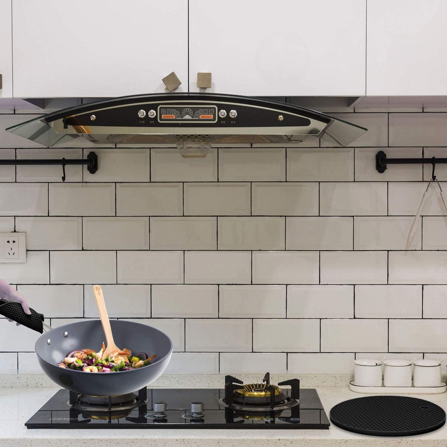 Trivetes de Silicona LogHog 2 Piezas Antideslizantes 17.78cm